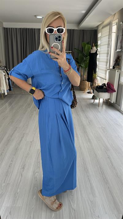 ORJİNAL MODEL KISA KOL MAVİ TAKIM