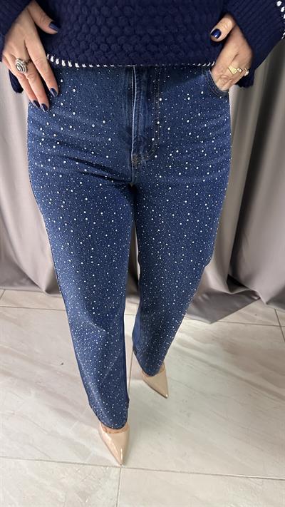 ORJİNAL MODEL ÖNÜ TAŞLI PALAZZO JEAN