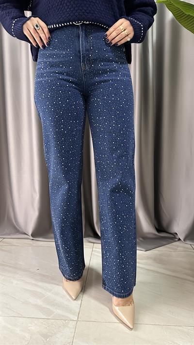 ORJİNAL MODEL ÖNÜ TAŞLI PALAZZO JEAN