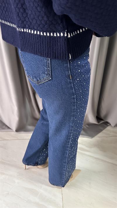 ORJİNAL MODEL ÖNÜ TAŞLI PALAZZO JEAN