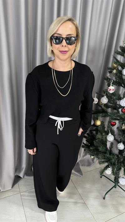 ORJİNAL MODEL SİYAH MODAL KUMAŞ PANTOLON