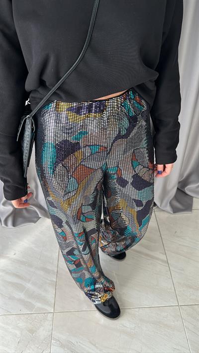 Payetli Lİkralı Pantolon