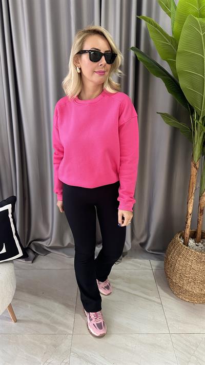 PEMBE SALAŞ SWEATSHİRT