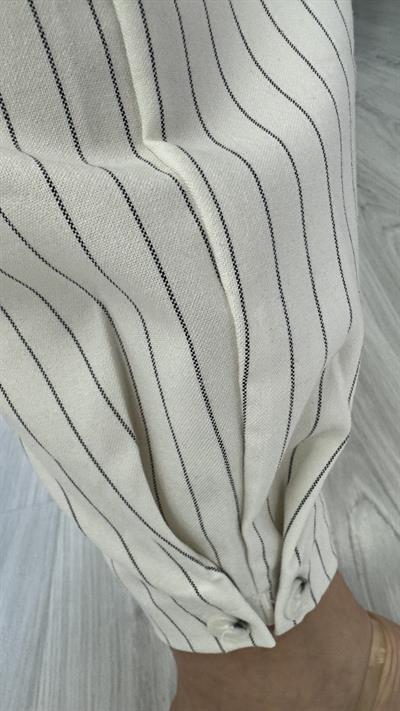 PREMİUM ÇİZGİLİ YELEK PANTOLON TAKIM