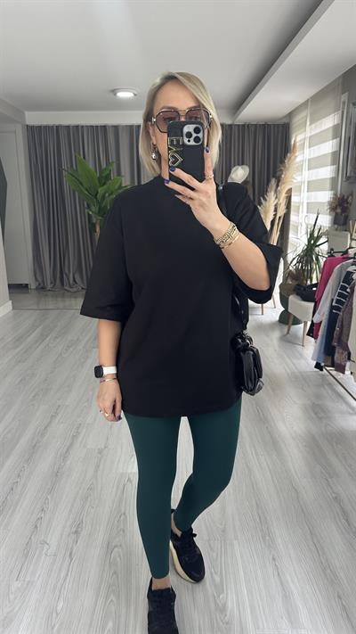 PREMİUM DOKUDA ORJİNAL MODEL SİYAH TİŞÖRT 