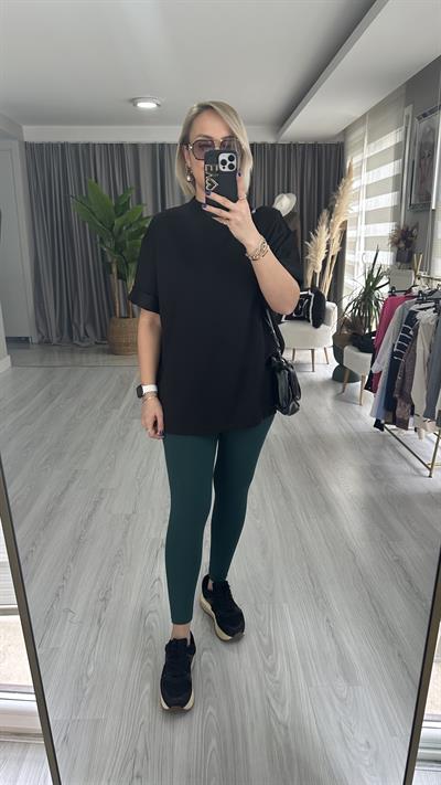 PREMİUM DOKUDA ORJİNAL MODEL SİYAH TİŞÖRT 