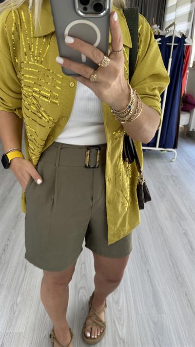 ŞEHİR BOY, KEMERLİ HAKİ ŞORT