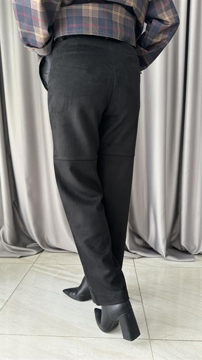 Siyah Süet Pantolon
