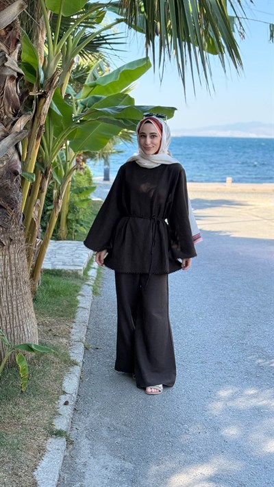 Keten Kahve Takım