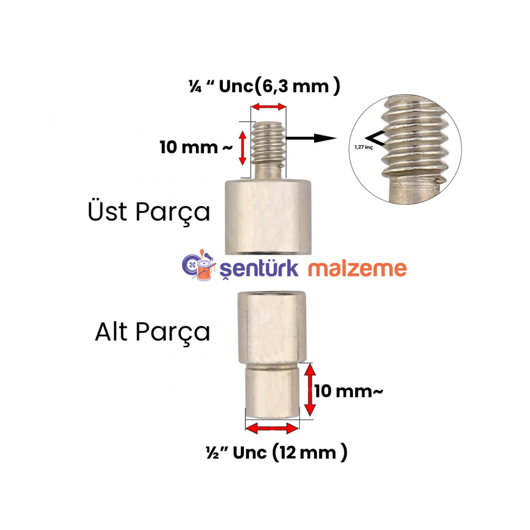 10.5 mm Kliket Çıtçıt Aparatı