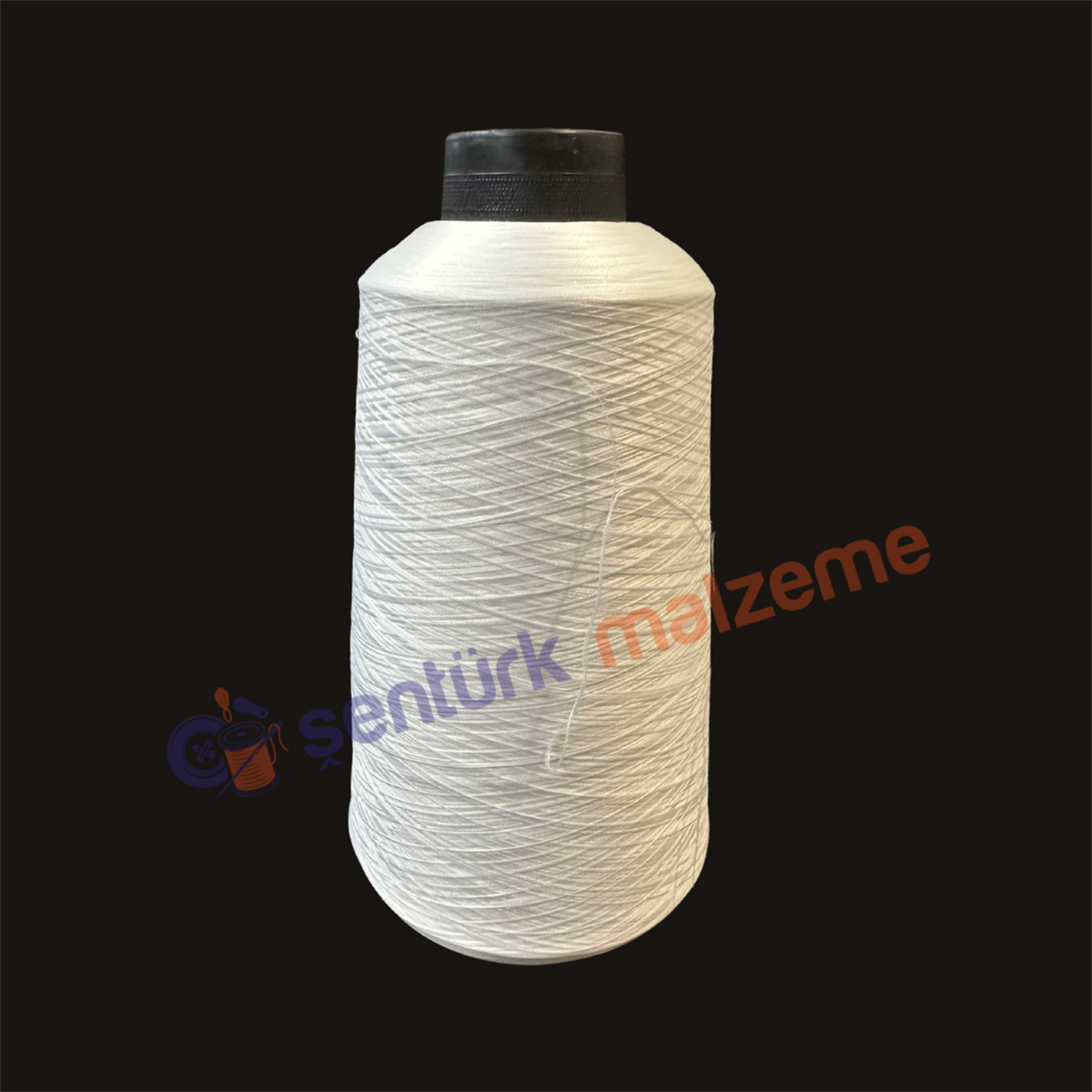 150 Denye Beyaz Renkli Tekstürize Overlok İpliği (Muz İplik) 750 Gram