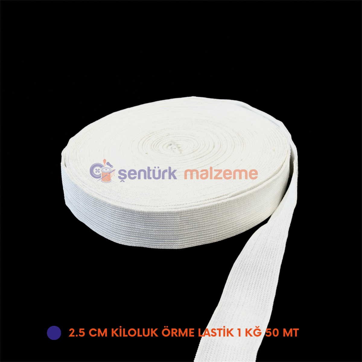 2.5 Cm Kiloluk Örme Lastik