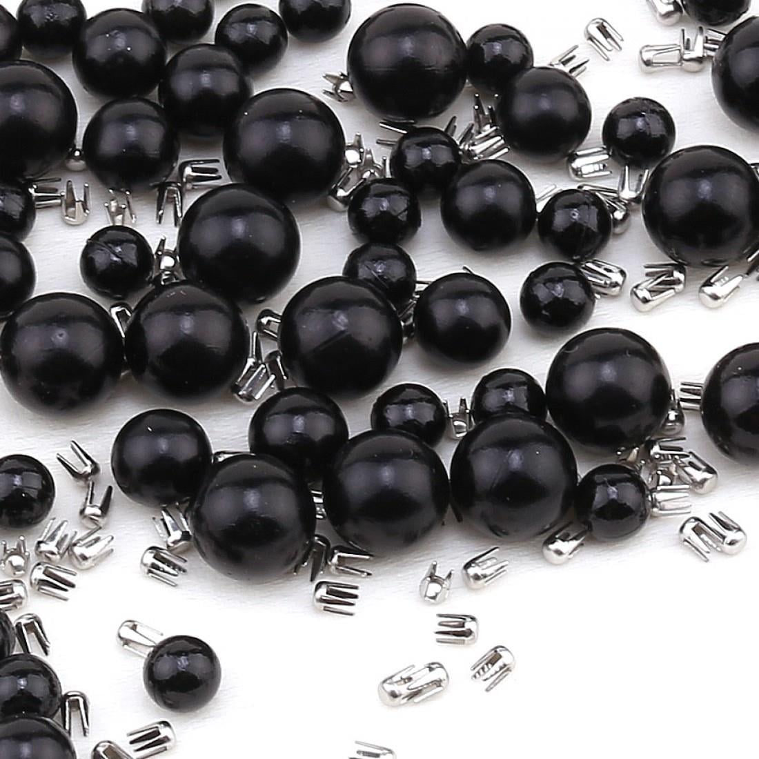 6 MM SİYAH ÇAKMA İNCİ