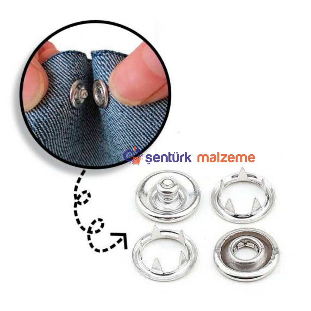 9.5 mm Klikıt Bebe Çıtçıt (100 ad)