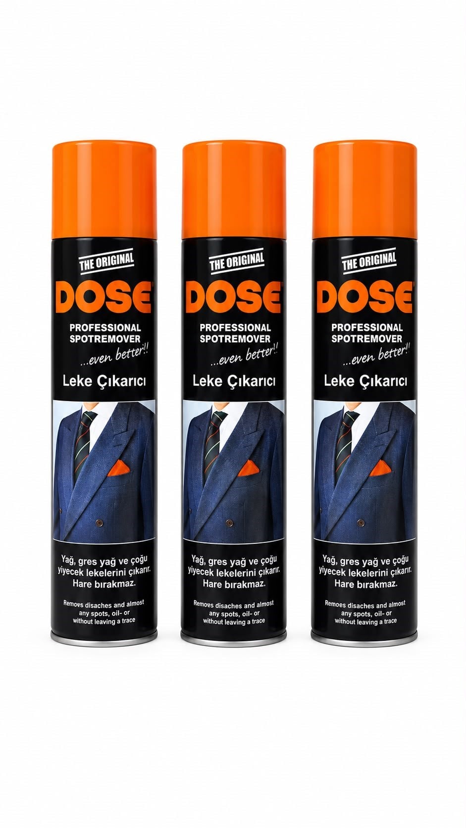 Dose 400 ml Leke Çıkarıcı Sprey Yağ ve Gres Yağı Lekeleri İçin Etkili Temizlik 