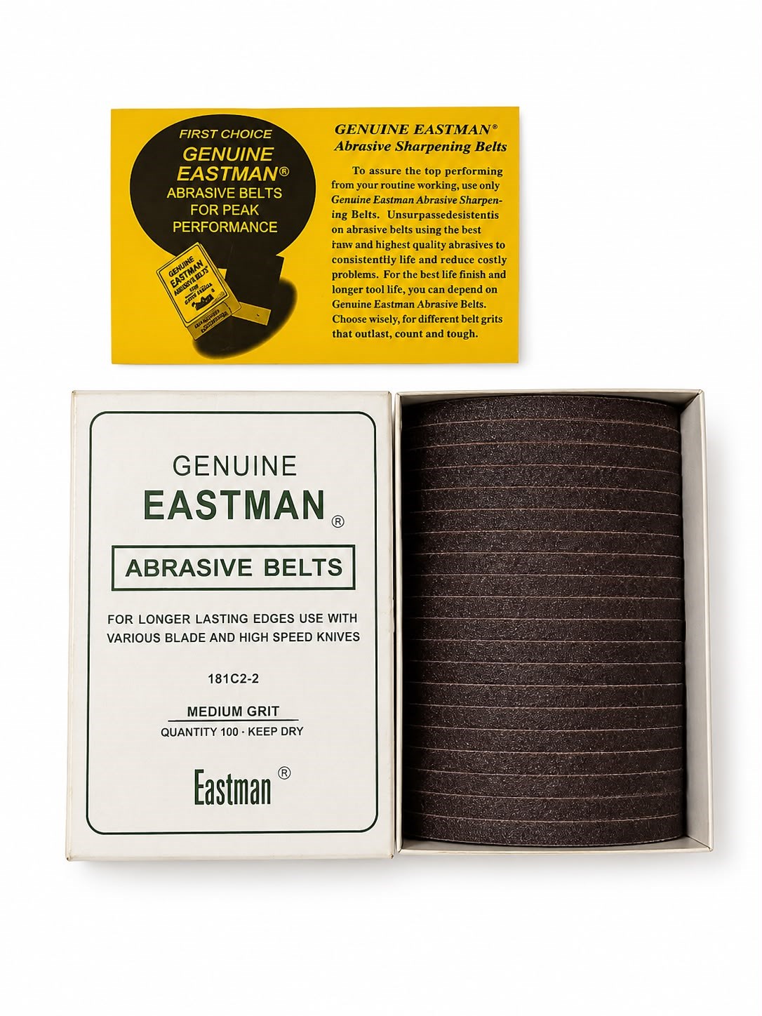 Eastman Dik Kesim Motoru Zımparası 100 AD