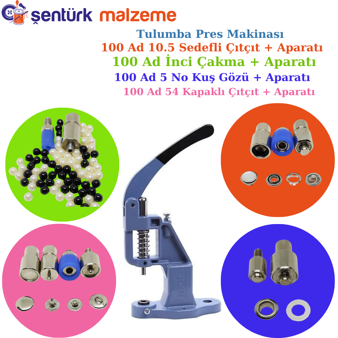 Tuluma Pres 5'li Set