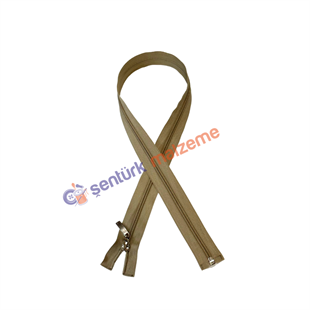 Bej Mont Fermuarı 75 Cm