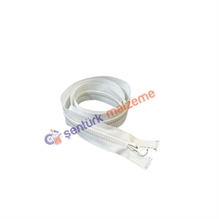 Beyaz Kemik Fermuar 75 Cm