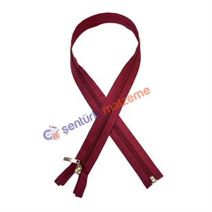 Bordo Mont Fermuarı 75 Cm