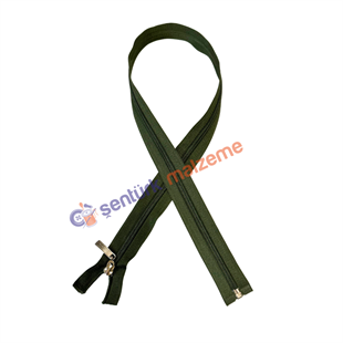 Hakki Yeşil Mont Fermuarı 75 Cm