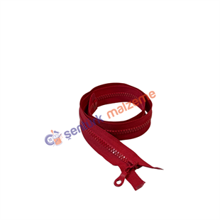 Kırmızı Kemik Fermuar 75 Cm