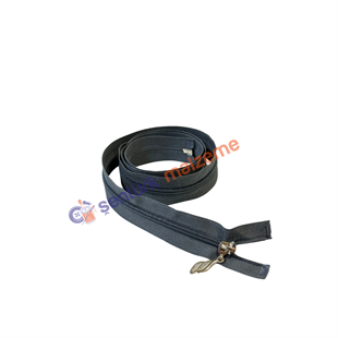 Koyu Gri Ferace Fermuarı 110 Cm