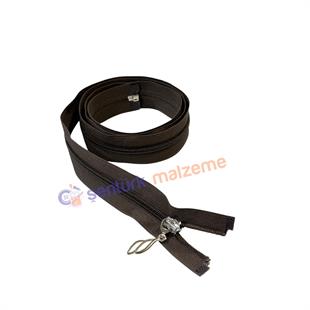 Koyu Kahve Ferace Fermuarı 110 Cm 