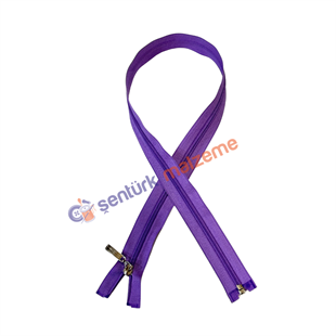 Lila Mont Fermuarı 75 Cm