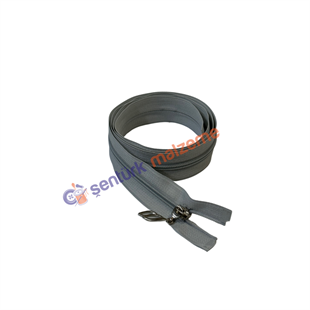 Menaj Gri Ferace Fermuarı 110 Cm