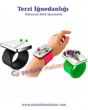 Mıknatıslı Bileklik İğnedanlık  