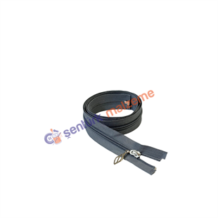 Orta Gri Ferace Fermuarı 110 Cm