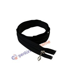 Siyah Ferace Fermuarı 110 Cm 