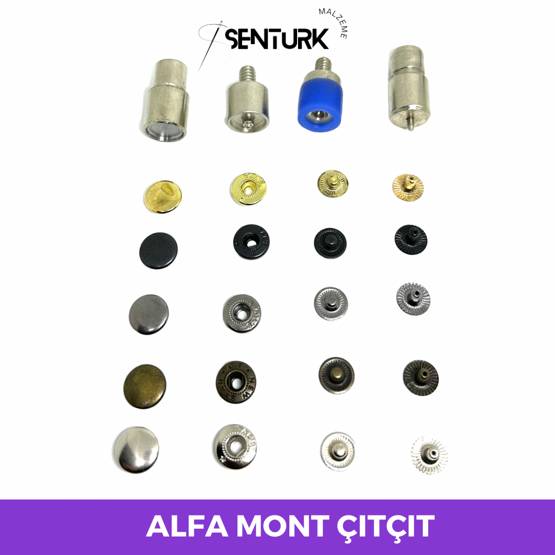 12.5 mm Alfa Kapaklı Çıtçıt (100 ad)