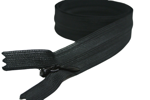 50 Cm Siyah Gizli Elbise Fermuarı (10 Adet)