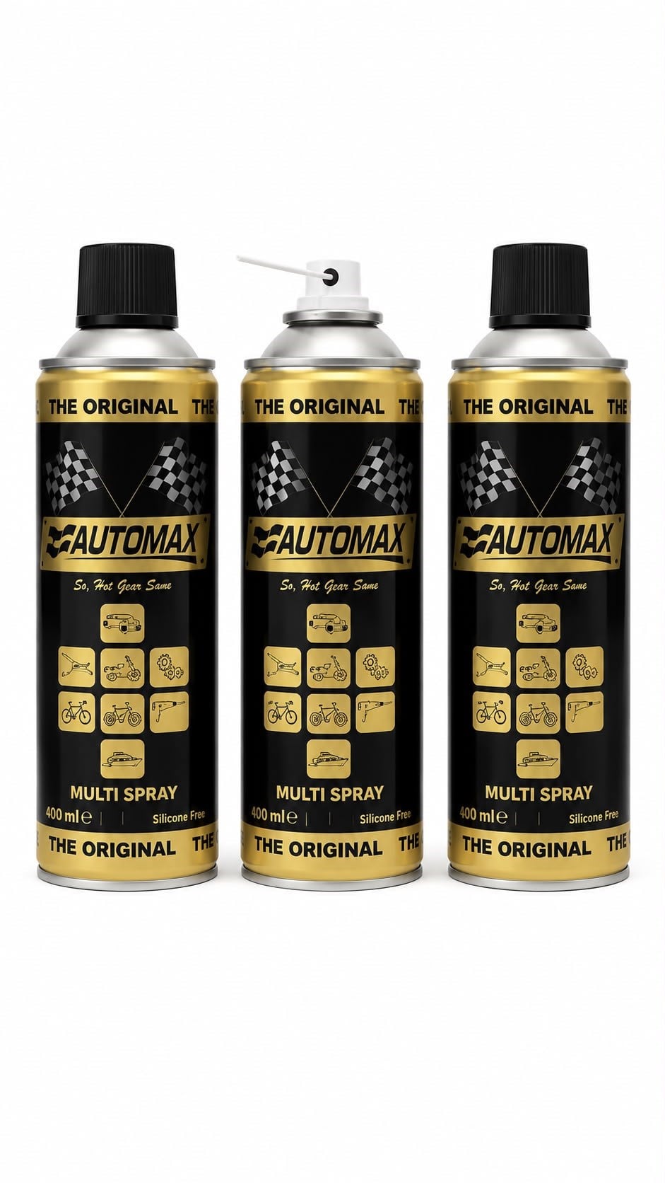 AUTOMAX MULTI SPRAY Sprey Makina Yağı Çok Amaçlı 440ml