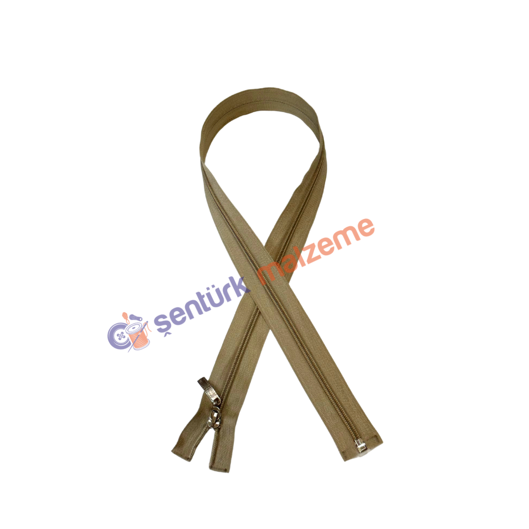 Bej Mont Fermuarı 75 Cm