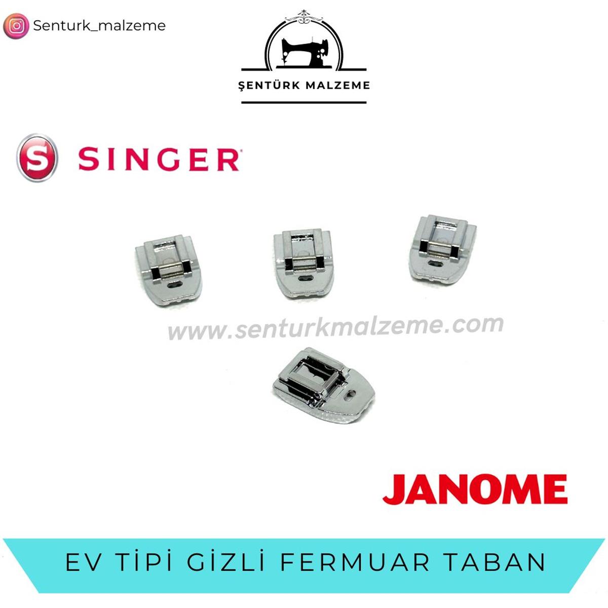 Ev Tipi Gizli Fermuar Ayagı