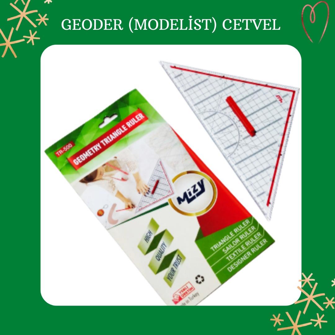 Geoder Üçgen  Cetvel 32 Cm