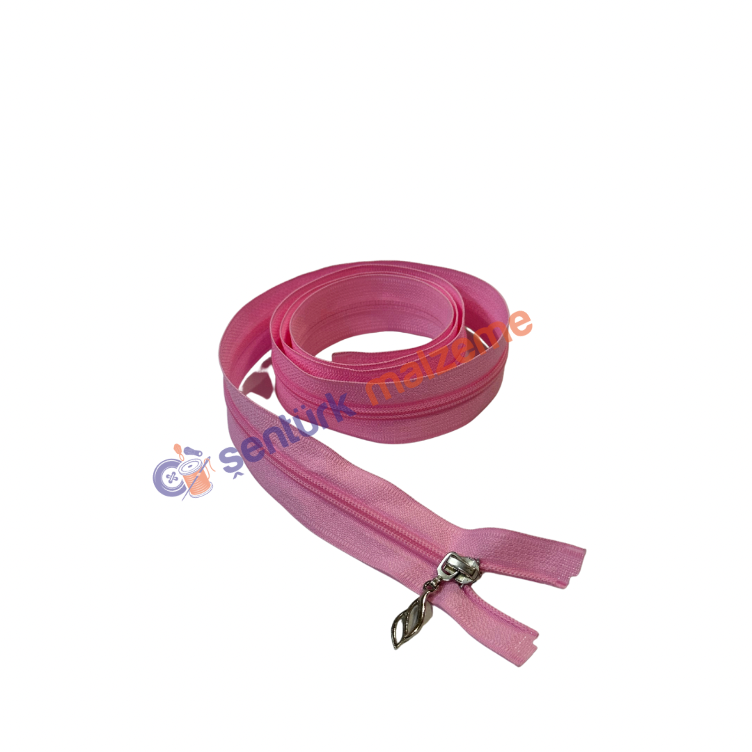 Pembe Ferace Fermuarı 110 Cm