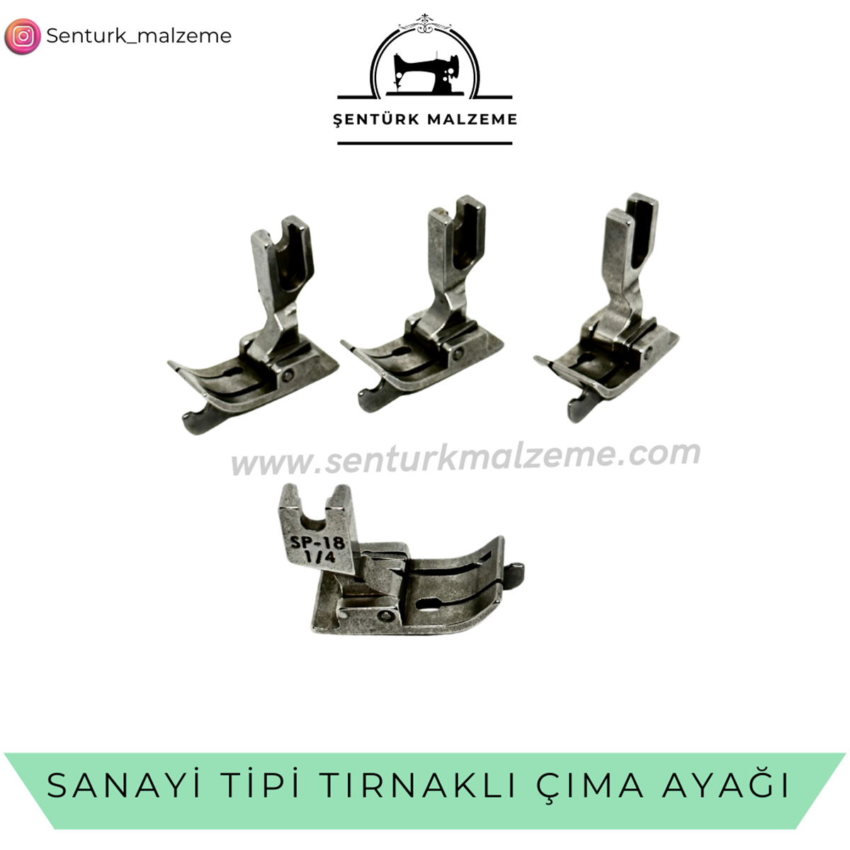 Sanayi Tipi Tırnaklı Çıma Ayağı
