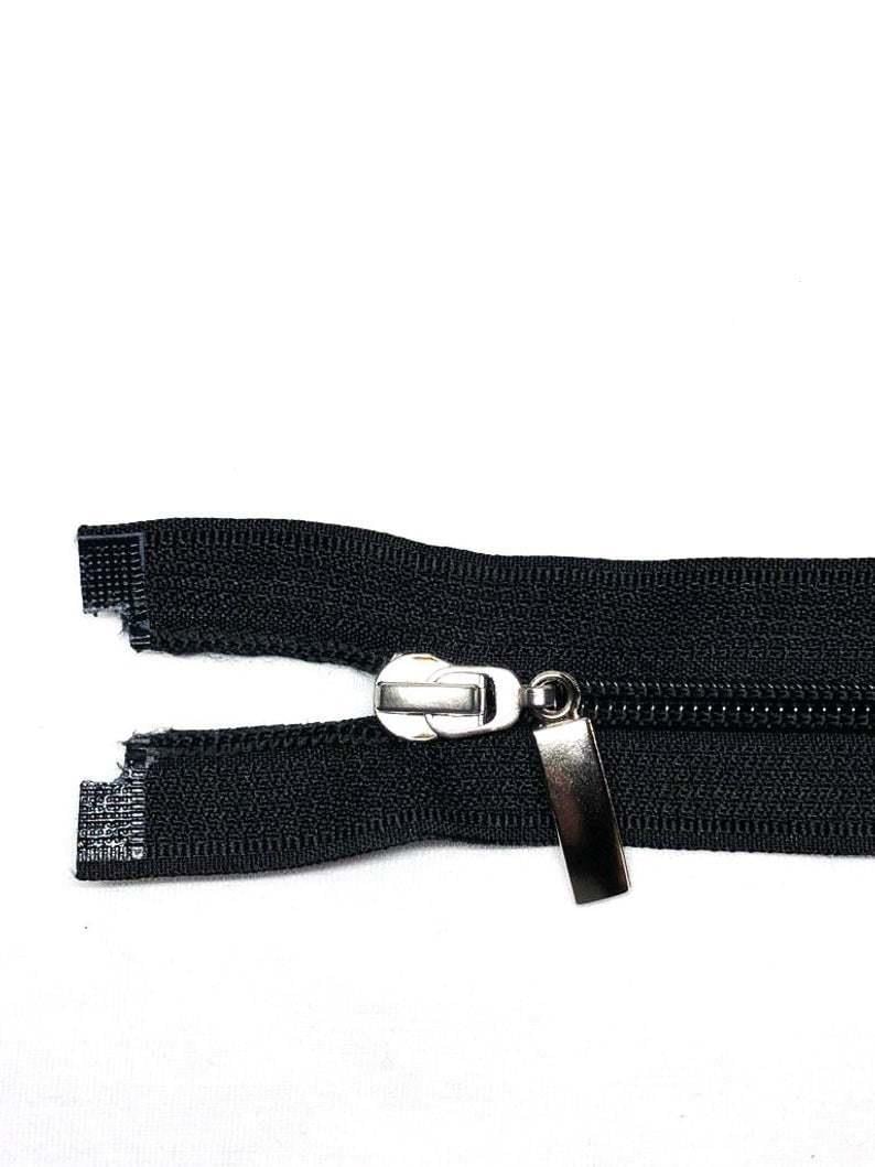 Siyah Mont Fermuarı 75 Cm 