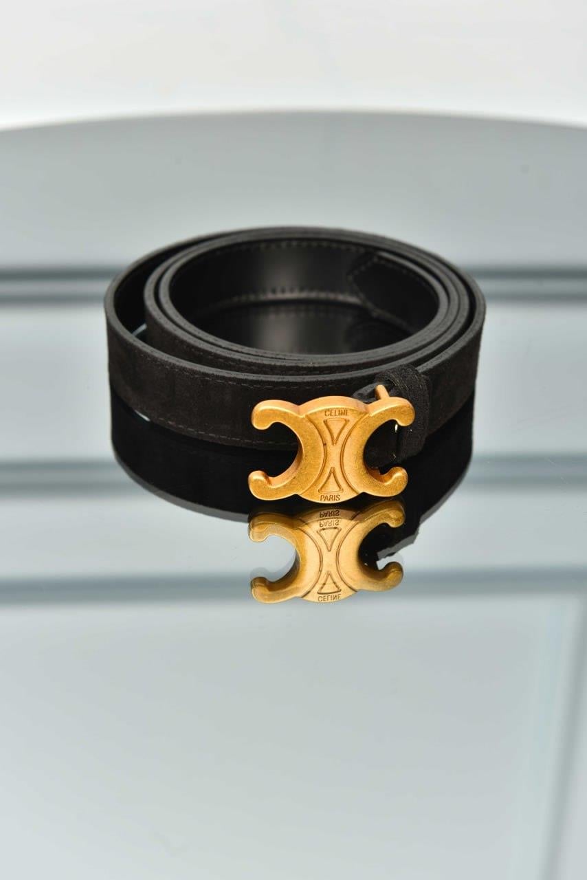 CELİNE SÜET KEMER SİYAH