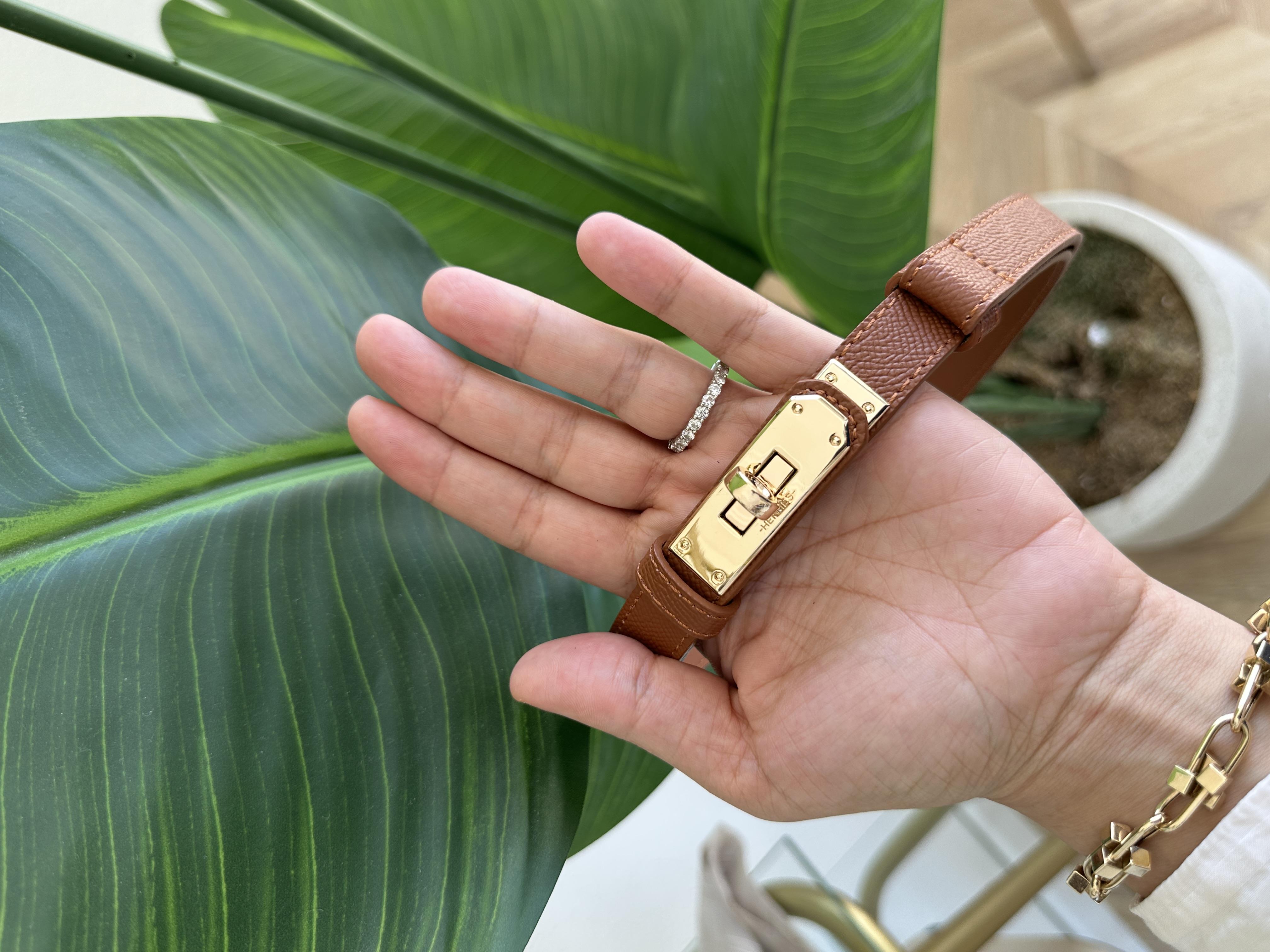 HERMES DERİ KEMER TABA