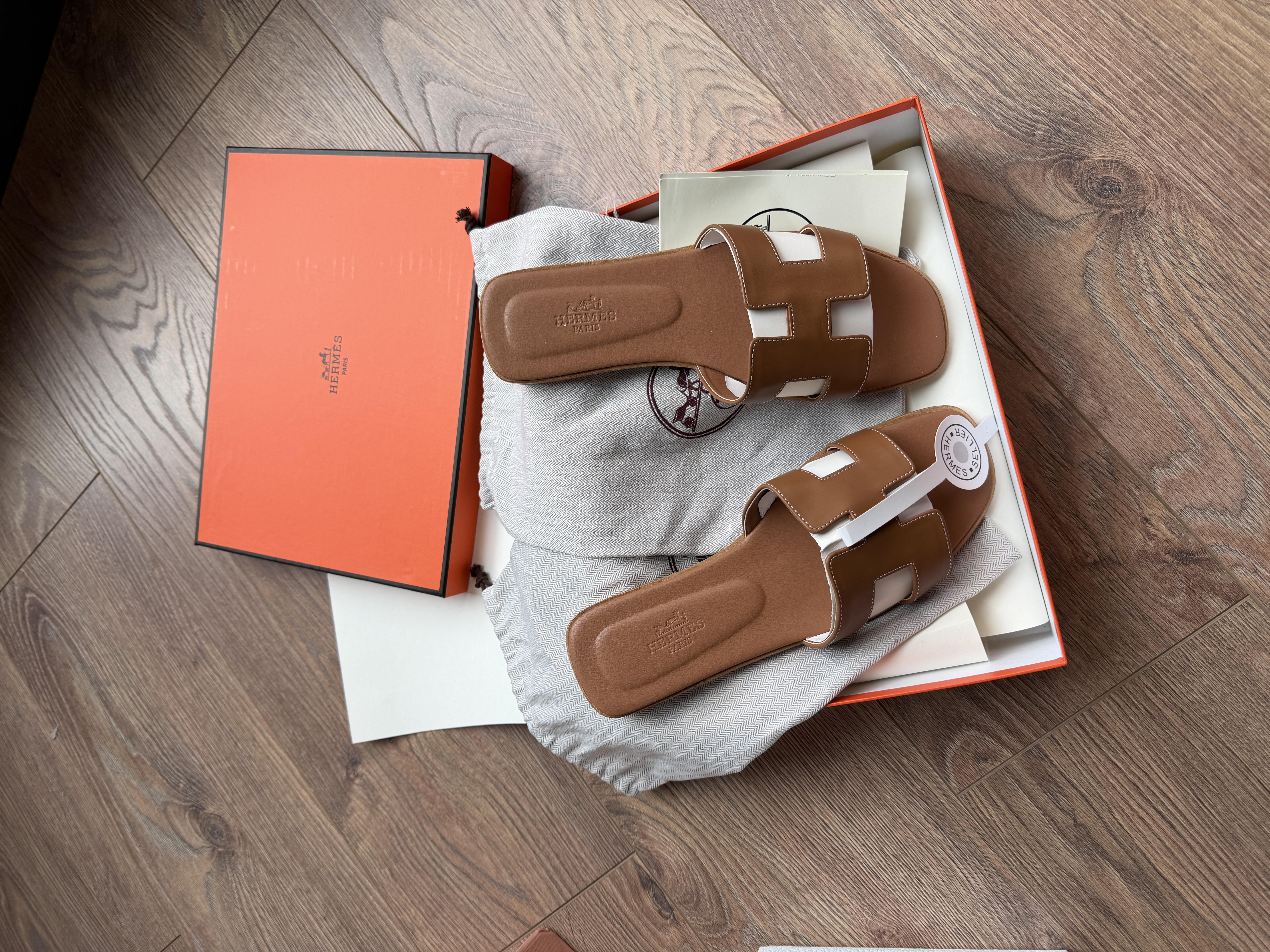 HERMES SLİPPERY TABA