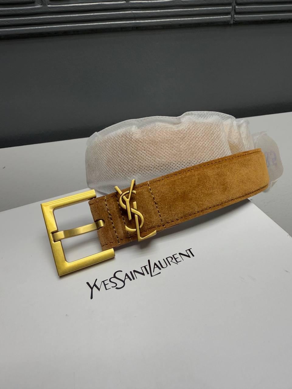 YSL PREMİUM SÜET KEMER SİYAH