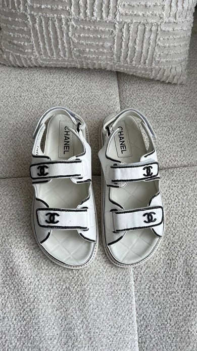 CHNL SANDAL BEYAZ (HEMEN TESLİM)