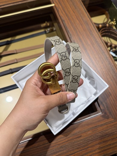 GC PREMİUM BELT ÇİFT TARAFLI BEJ (HEMEN TESLİM)