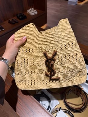 YSL RAFFİA NATURAL (HEMEN TESLİM)