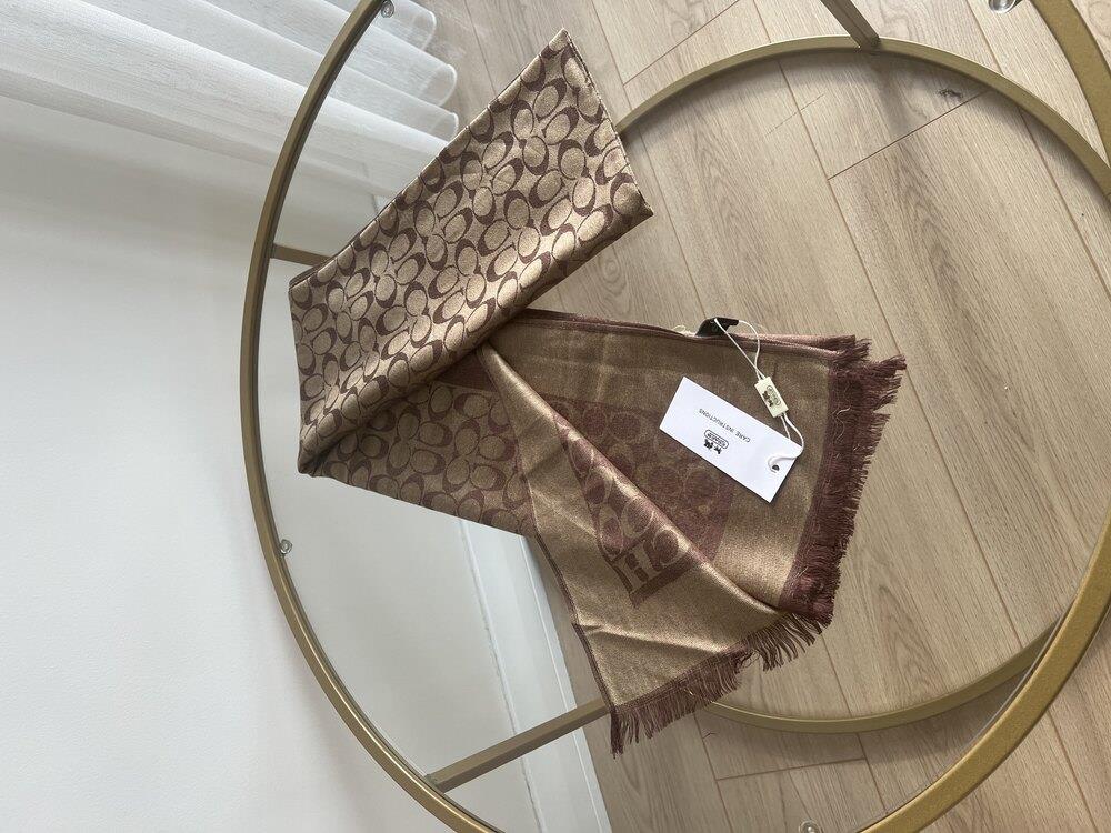 C DESEN KAŞMİR İPEK AÇIK KAHVE